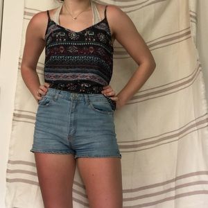 Hollister patterned silky cami
